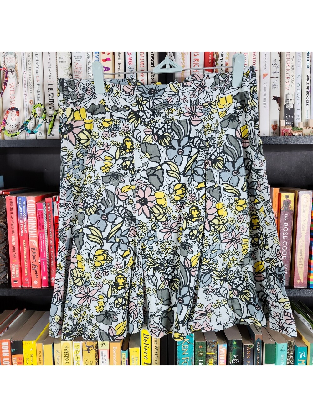 Floral Print A-Line Skirt for Women Susina Nordstrom Lined Floral Cotton Medium